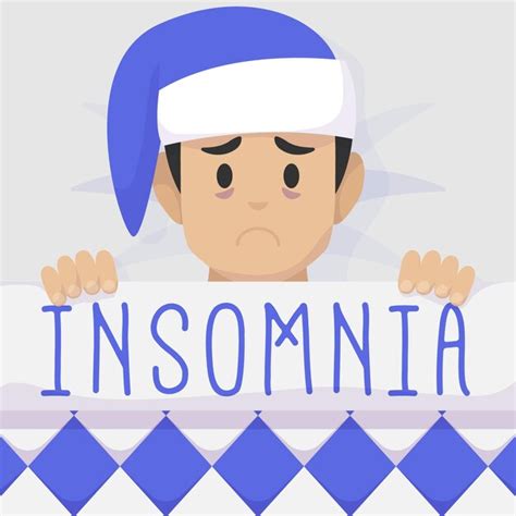 Free Vector Insomnia Concept Illustration