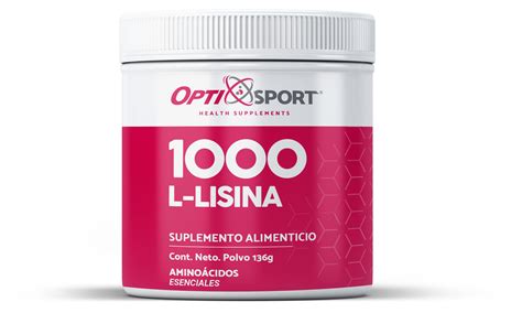 L Lisina 1000 En Polvo De 136g Optisport Healt Supplements