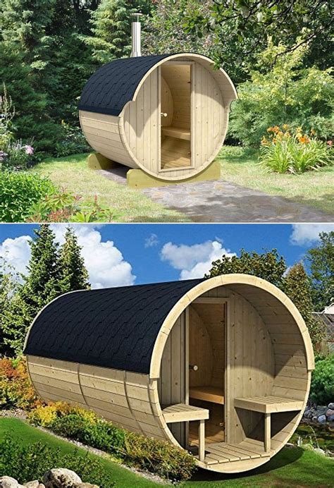 Allwood Diy 4 Person Barrel Sauna Will Transform Your Backyard