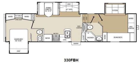 At camping world we want you to enjoy rv living in a fifth wheel. 5th Wheel Front Bunkhouse Floor Plans - Carpet Vidalondon