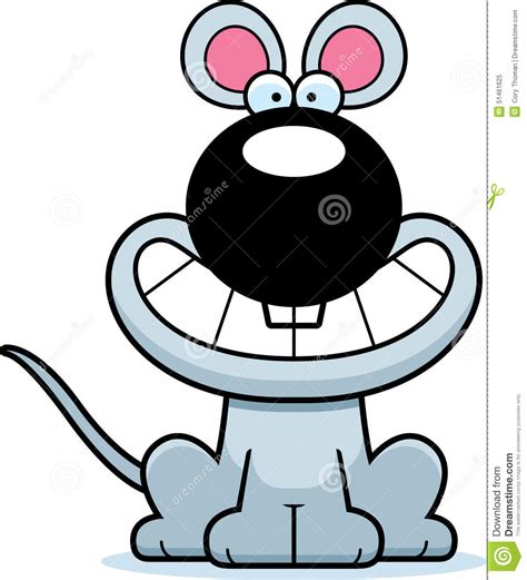 Happy Cartoon Mouse Stock Vector Illustration Of Vector 51461625