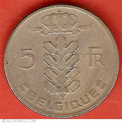 Besides good quality brands, you'll also find plenty of discounts when you shop for 5 franc coin during big sales. 5 Francs 1963 (Belgique), Baudouin I (1961-1970) - Belgium - Coin - 22102