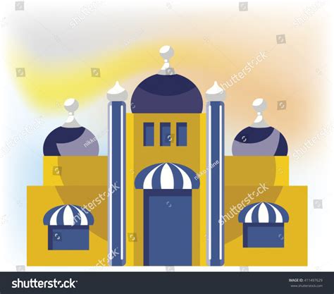 Islamic Mosques Stock Vector Royalty Free 411497629 Shutterstock