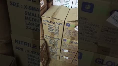 12 locations across usa, canada and mexico for fast delivery of. Nitrile Gloves from Malaysia in Stock - YouTube