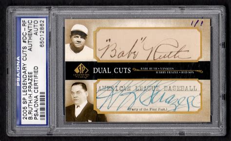 How Much Is An Autographed Babe Ruth Baseball Card Worth Baseball Wall