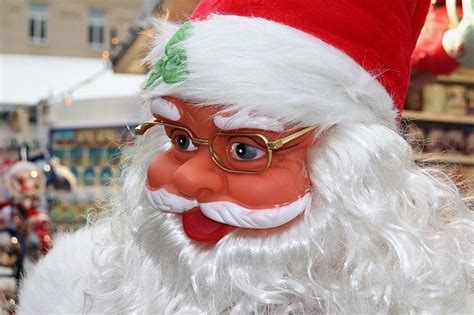 Christmas Fair Santa Claus White