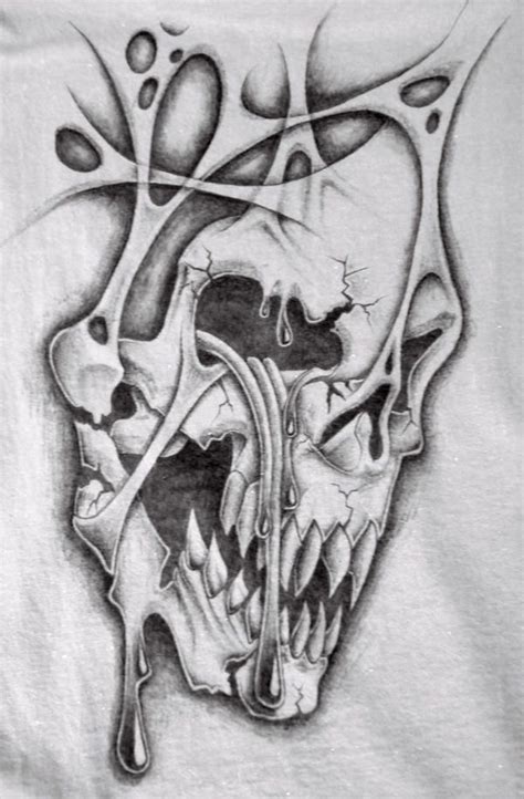 Crying Skull T Shirt By Markfellows Skulls Drawing Skull Tattoo