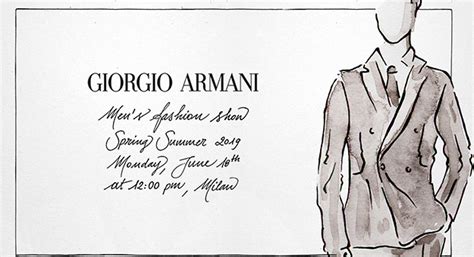 Watch The Giorgio Armani Mens Ss19 Livestream Here Buro