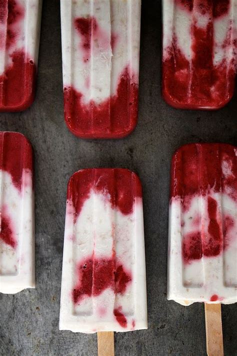 Roasted Strawberry And Toasted Coconut Popsicles Sound Delectable