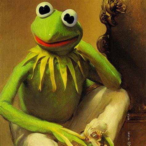 Kermit Portrait By By Theodore Ralli And Nasreddine Dinet And Anders