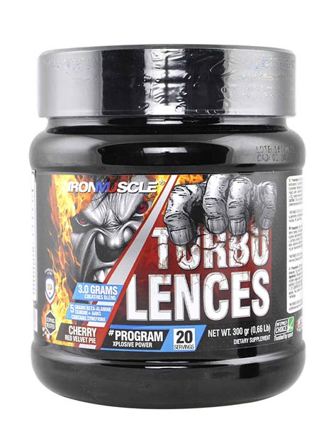 Turbo Lences De Iron Muscle 300 Gramos
