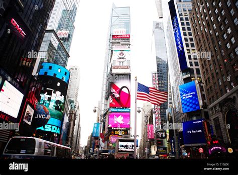 Time Square New York City Manhattan Usa Stock Photo Alamy