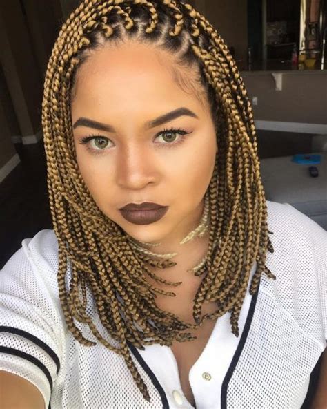 10 Pictures Of Medium Sized Box Braids Fashion Style