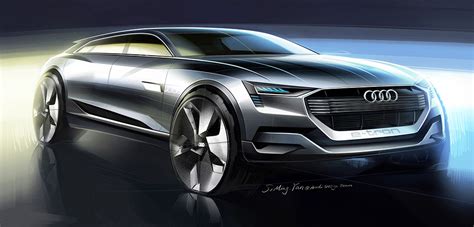 Audi E Tron Quattro Concept Design Sketch On Behance