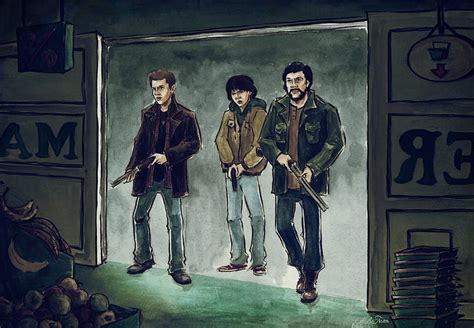 Hd Wallpaper Three Men With Guns Illustration Art Dean Hunters