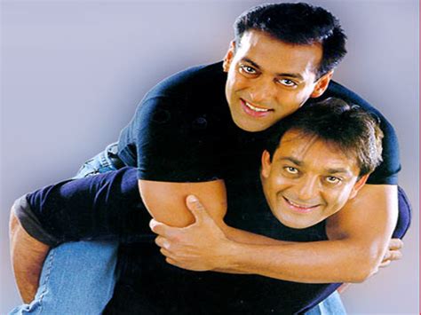 Finally Salman Khan And Sanjay Dutt Put An End To The Cold War Bollywood Bubble