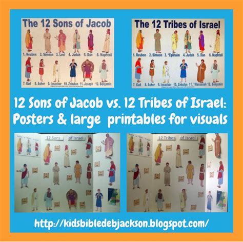 Jacobs 12 Sons Sons Of Jacob 12 Tribes Of Israel Bible Class