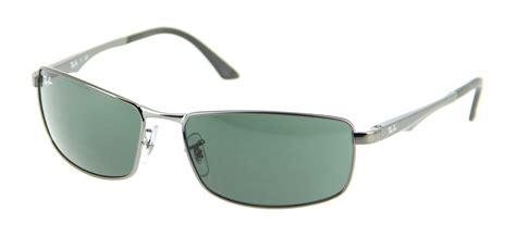 Sunglasses Ray Ban Rb 3498 00471 6117 Man Gun Rectangle Frames Full Frame Glasses Classic