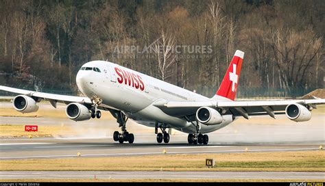 Hb Jmc Swiss Airbus A340 300 At Zurich Photo Id 1162492 Airplane