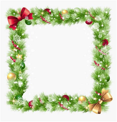 Borders And Frames Christmas Ornament Clip Art Transparent Background