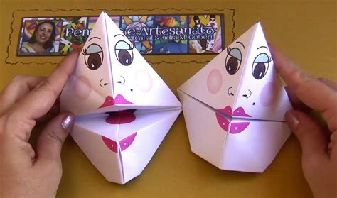 Como Fazer Um Fantoche De Papel