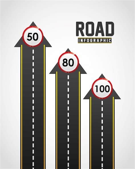 Premium Vector Road Infographics