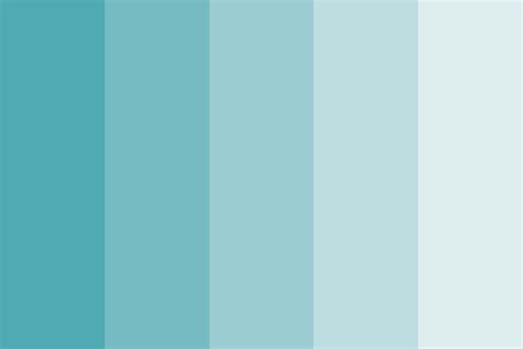 Blue Sea Foam Color Palette