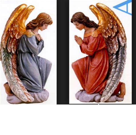 Kneeling Adoring Angels By Demetz