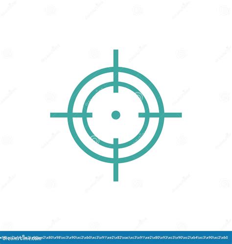 Target Destination Icon Aim Sniper Shoot Focus Cursor Bull Eye Mark