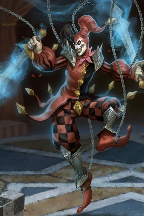 Jester Dark Evil Jester Jester League Of Legends