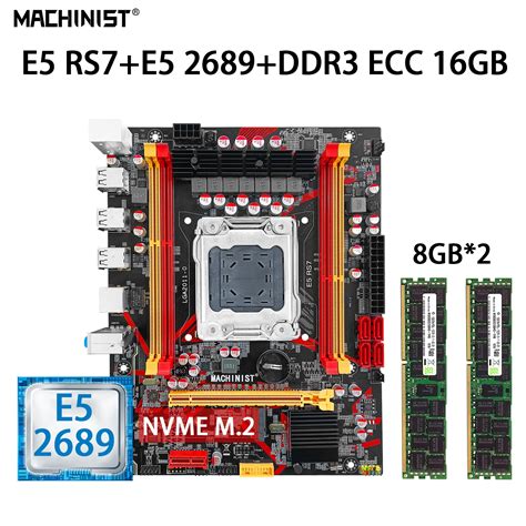 Machinis X Motherboard Lga Set Kit With Xeon E V Cpu