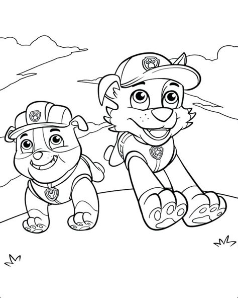 Marshall Paw Patrol Coloring Lesson Kids Coloring Page Coloring