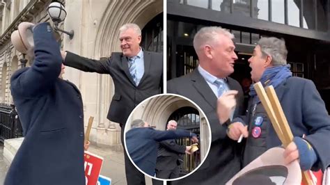 tory mp 30p lee anderson filmed swiping hat from stop brexit s steve bray labelling lbc