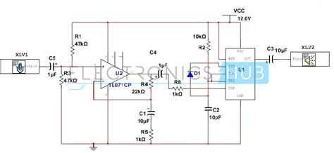 Ne555 Amplifier Circuit Diagram