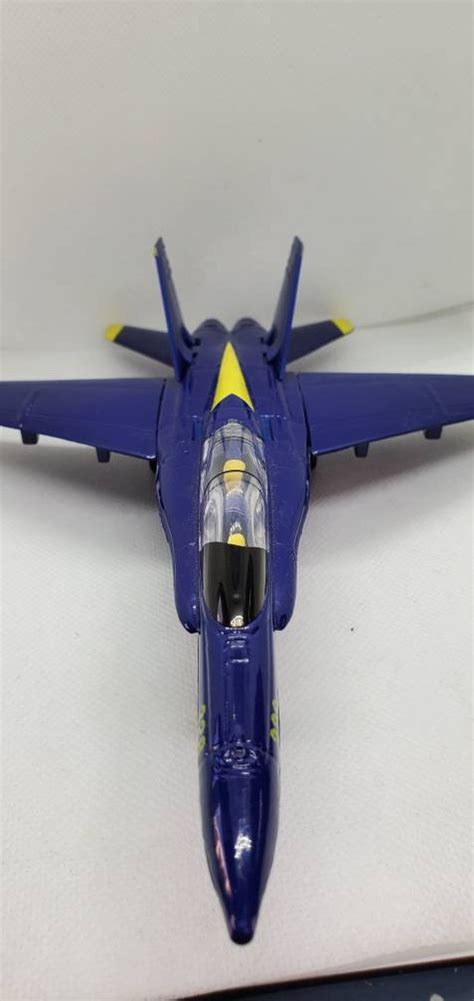 F 18 Blue Angels Toy All Metal Construction Maverick Tom Etsy