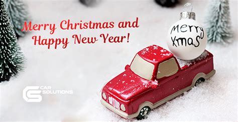 Merry Christmas And Happy New Year Car Solutions
