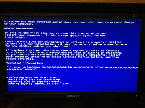 Windows Bsod Memory Management