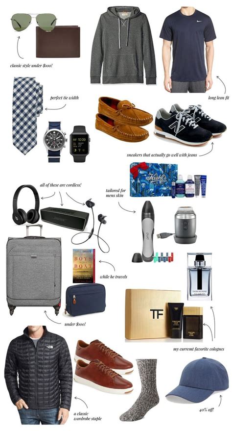 Your guy will go nuts over these unique, masculine gifts, just for him! ELLE APPAREL HOLIDAY GIFT GUIDE 2016: FOR HIM | Christmas gifts for men, Christmas gifts for ...