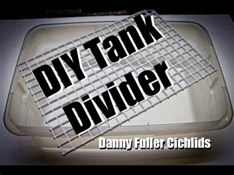 90gal room divider new to the hobby. DIY Tank Divider - YouTube