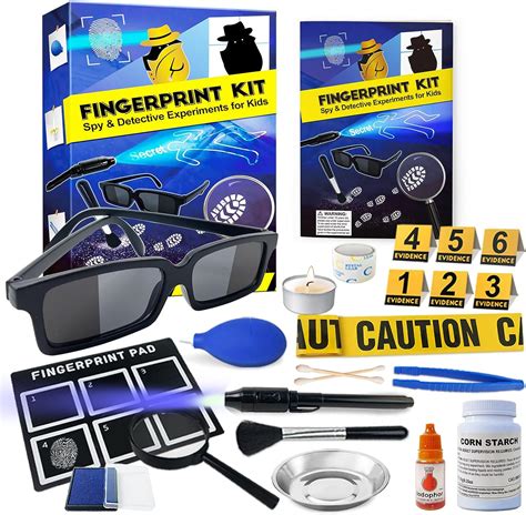 Unglinga Kids Spy Kit Detective Fingerprint Toys Ts For
