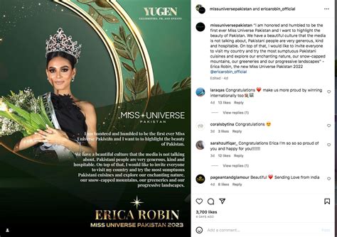erica robin crowned as first ever miss universe pakistan gulftoday