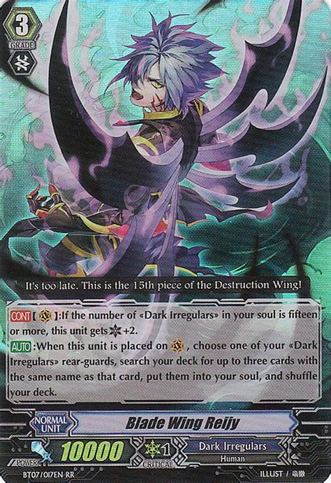 Check spelling or type a new query. TCG Madness: Dark Irregulars Deck List (Cardfight Vanguard)