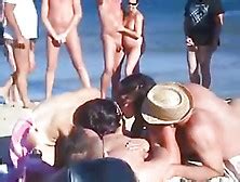 Four Friends Have Sex On Nude Beach In Front Of Crowd My Xxx Hot Girl
