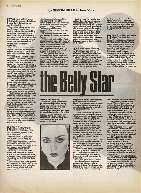 top of the pop culture 80s madonna record mirror 1984