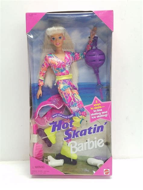 Outlet Free Shipping 1994 Vintage Hot Skatin In Line Ice Mattel Barbie Doll 13511 Nrf