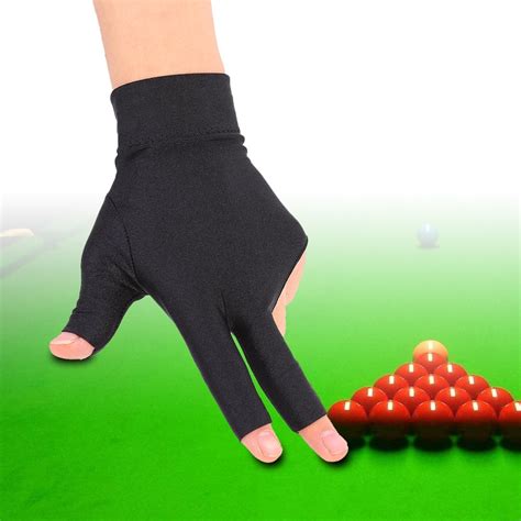 Pcs Fingered Billiard Gloves Pool Snooker Glove Men Women Fits Both