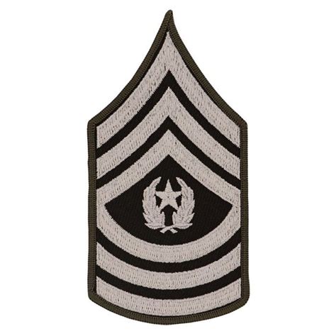 Army Command Sergeant Major Gold Collar Rank Insignia
