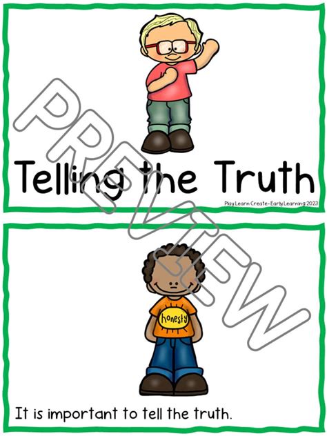 Telling The Truth Social Skills Story Honesty Social Skills Story