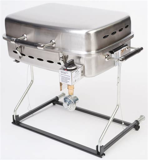 So, choose the one that comes with integrated brackets or an rv grill mount rail. Faulkner BBQ Grill - RV Mount or Freestanding - Propane ...