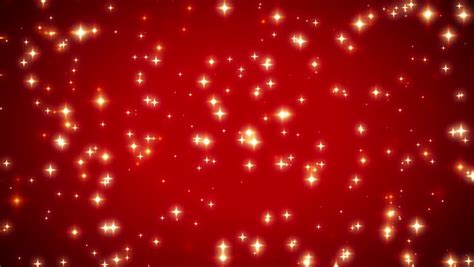 Warm Sparkling Red Stars Twinkle Stock Footage Video 100 Royalty Free